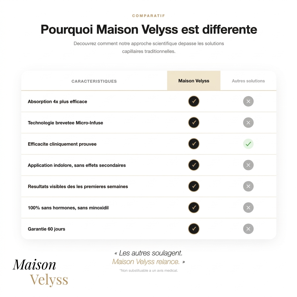 Protocole Velyss® — Repousse Capillaire Naturelle